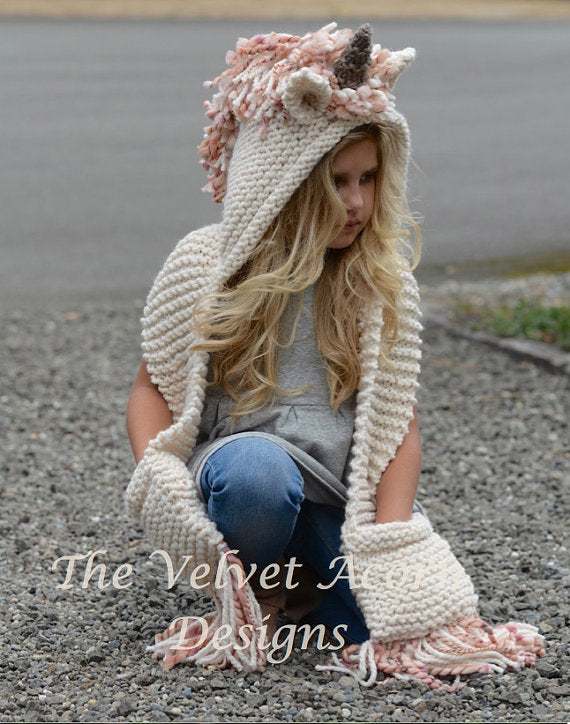 Bohemian Hooded Scarf Crochet Pattern